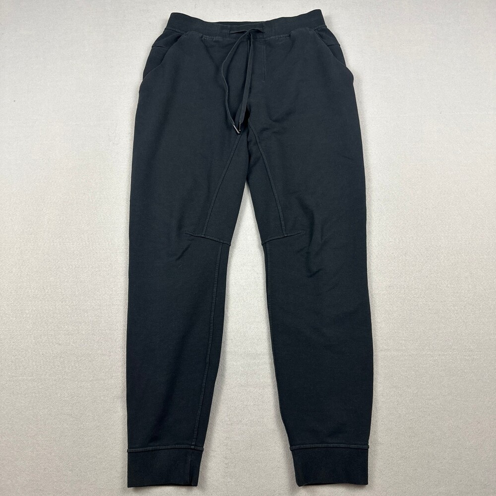 Lululemon Pants Men Medium Black City Sweat Jogger Tapered French Terry Pocket M